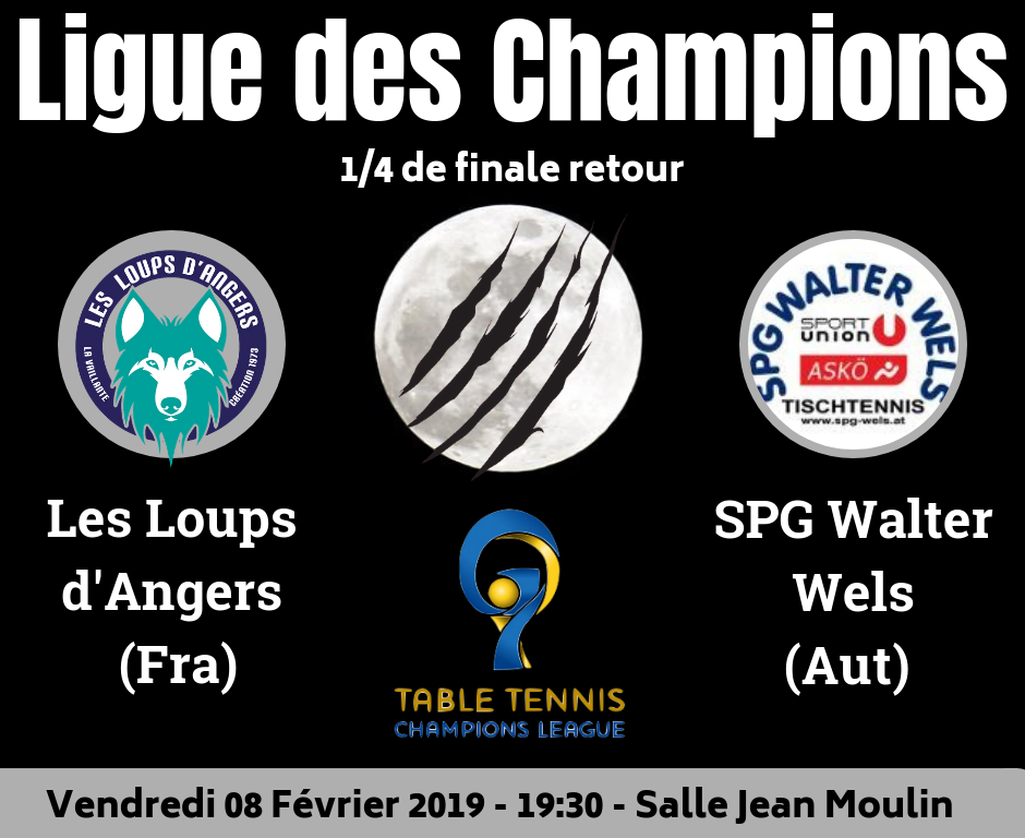 Retour de la Ligue des Champions à Angers !