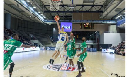 NM1 (24e journée) : Victoire collective de l’Étoile Angers Basket face à Vitré (80-75).