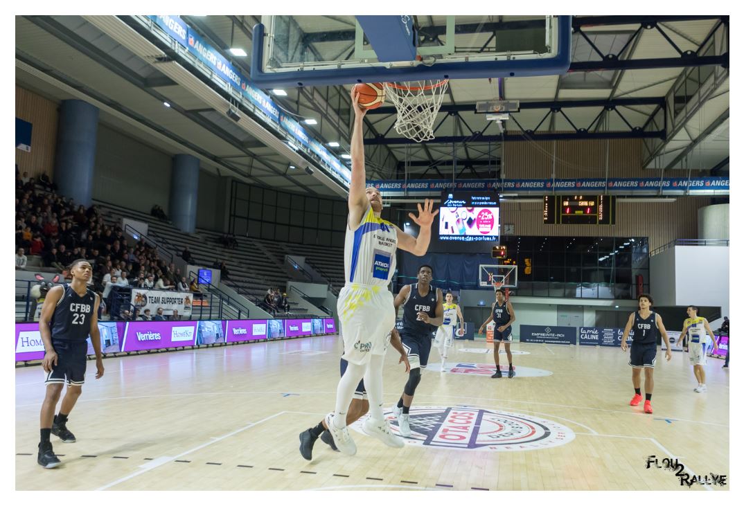 NM1 (22e journée) : Large victoire de l’Étoile Angers Basket face au Centre Fédéral (95-54).