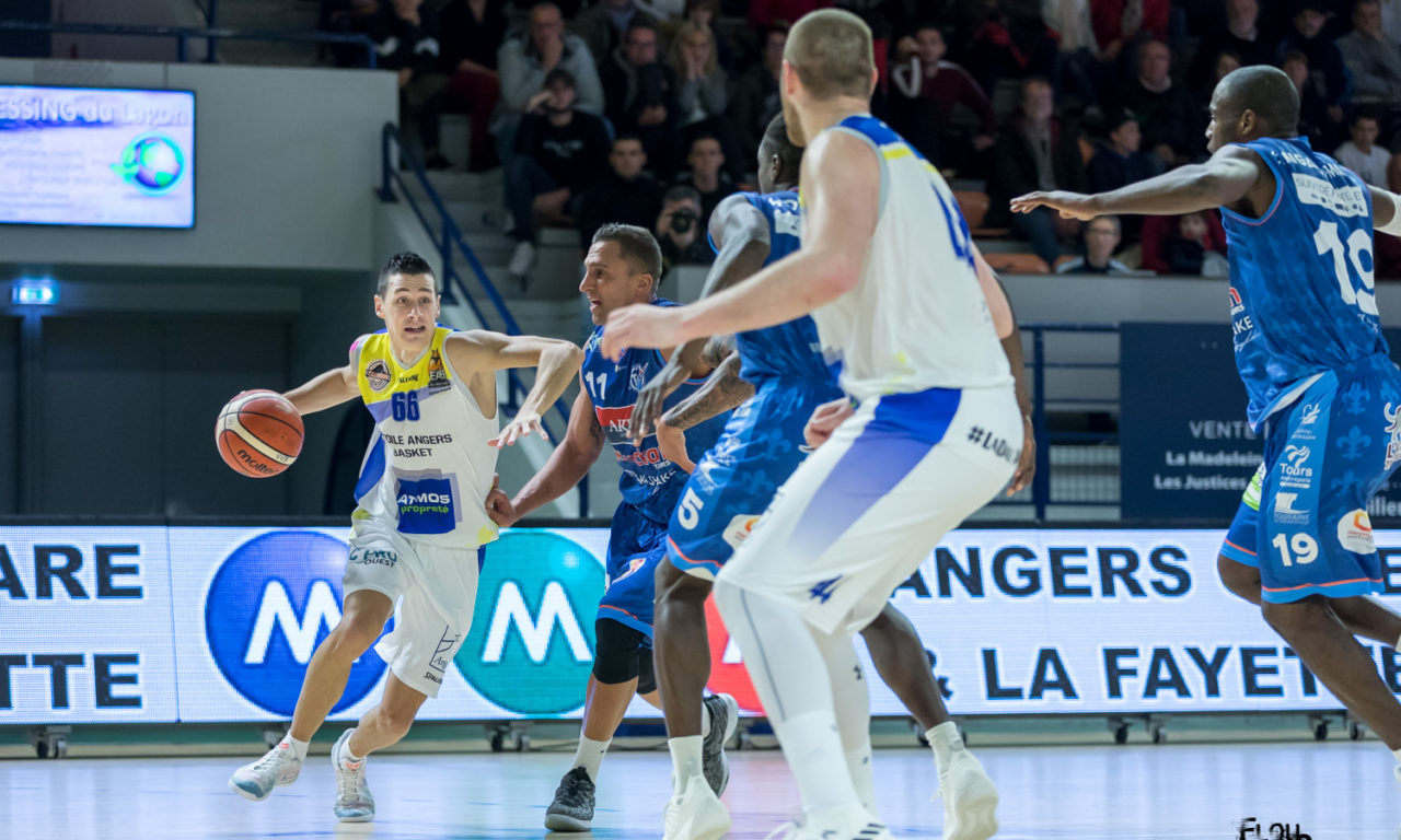 Match amical plein d&rsquo;enseignements pour Étoile Angers Basket face à Tours (68-78).