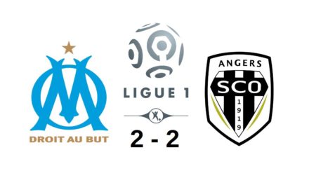 Ligue 1 (30e journée) : Angers SCO arrache le point du match nul à Marseille (2-2).