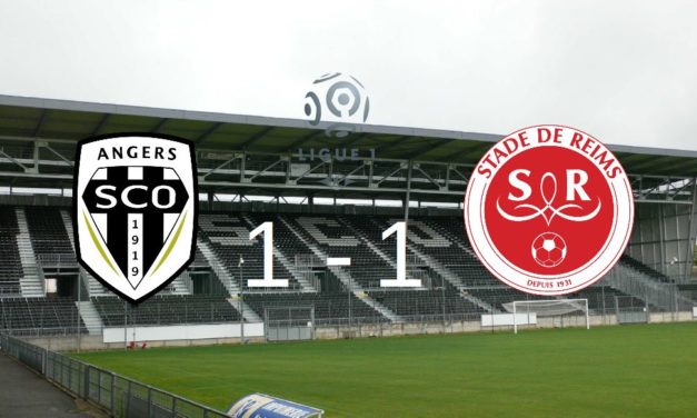 Ligue 1 (34e journée) : Angers SCO concède le match nul à domicile face au Stade de Reims (1-1).
