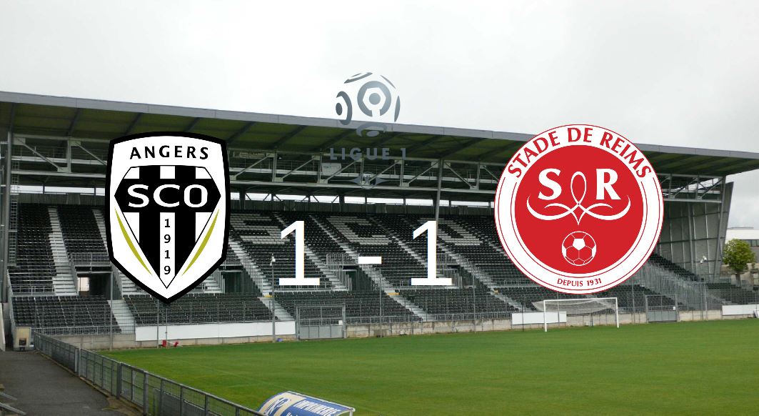 Ligue 1 (34e journée) : Angers SCO concède le match nul à domicile face au Stade de Reims (1-1).