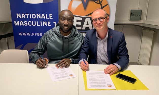 Ibrahim DJAMBO est la première recrue estivale de l’Étoile Angers Basket !