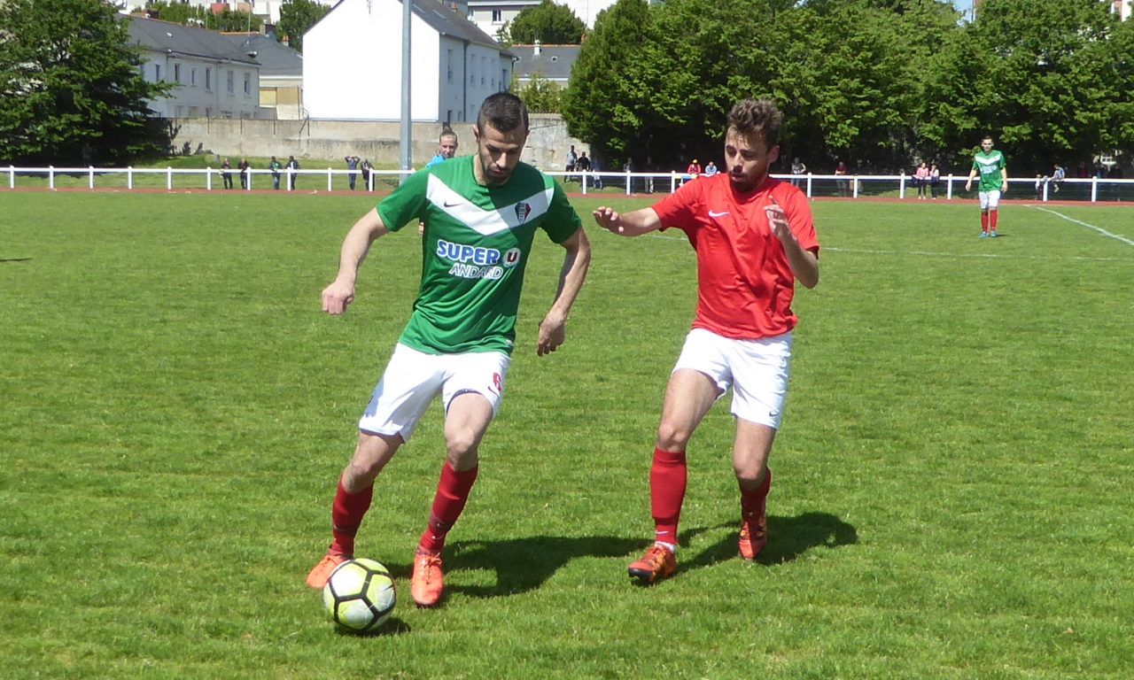 R3 (21e journée) : Victoire importante pour le maintien d’Andard-Brain à l’Intrépide d’Angers (1-0).