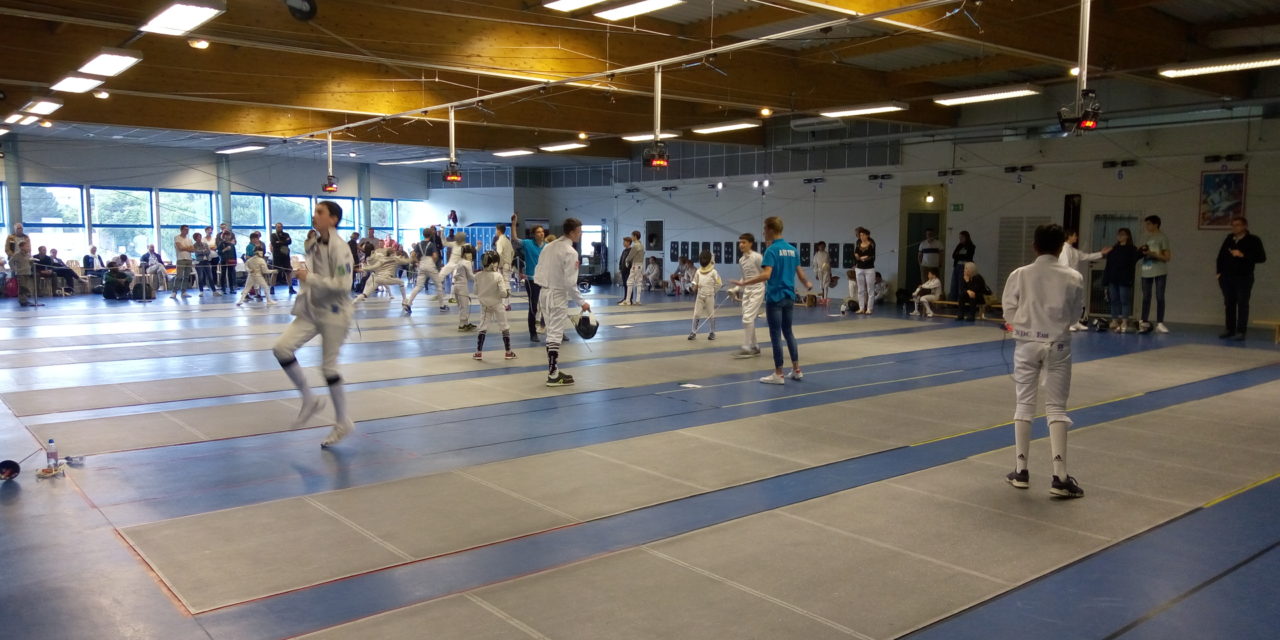 Championnat départemental pour les jeunes d’Angers NDC Escrime.