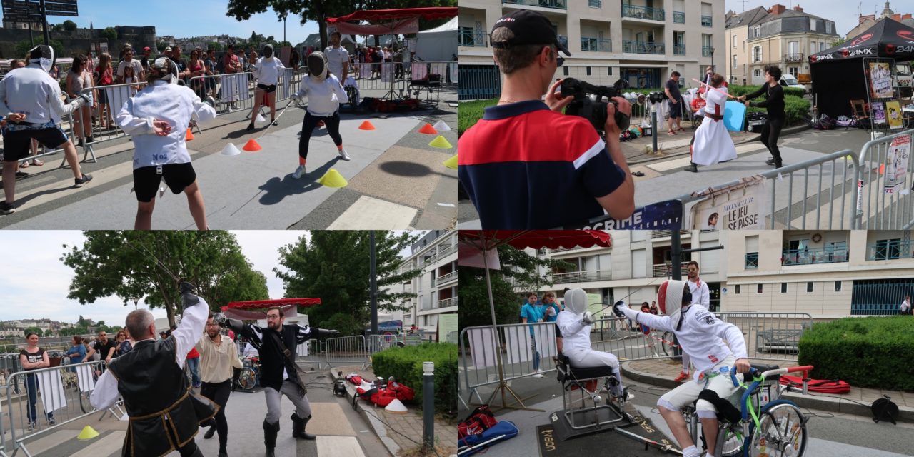 Le Angers NDC Escrime à Tout Angers Bouge 2019.