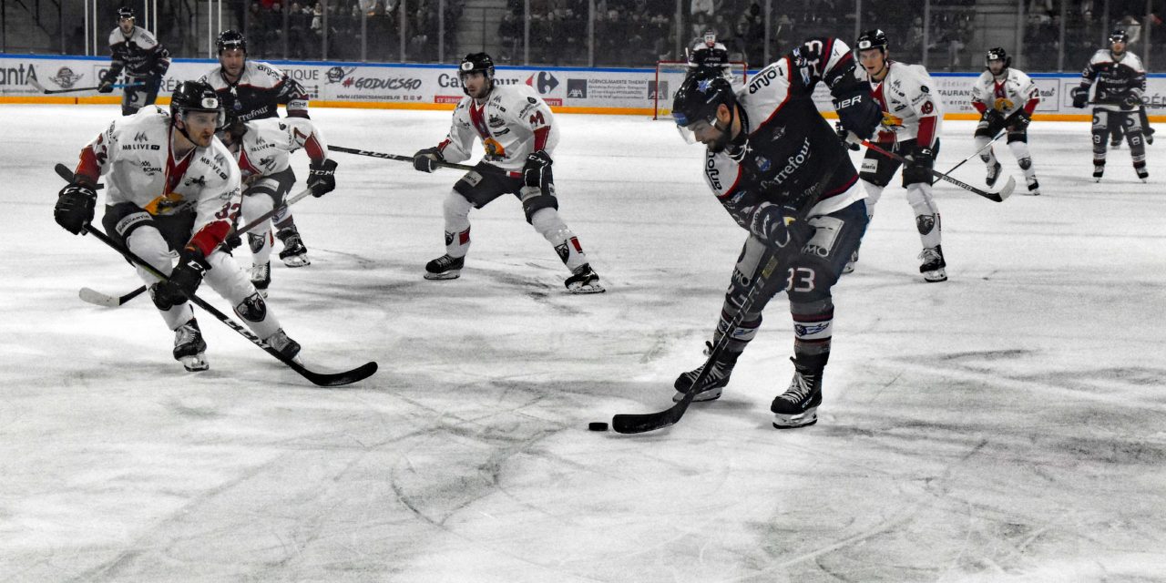 LM (J37) : Les Ducs d’Angers remportent une victoire avec ténacité à Chamonix (5-4).