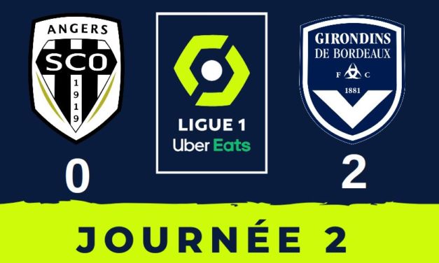 L1 (J2) : En panne d’efficacité, Angers chute à domicile face à Bordeaux (2-0).