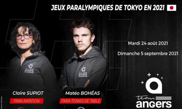 Claire SUPIOT et Matéo BOHÉAS, deux Angevins qualifiés pour les Jeux Paralympiques de Tokyo.