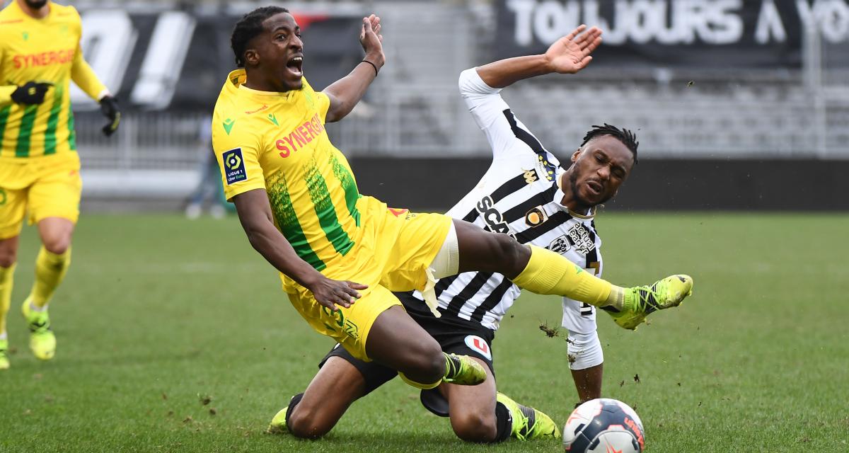 L1( J25) : Les Nantais mettent fin à leur série négative à Angers (3-1).