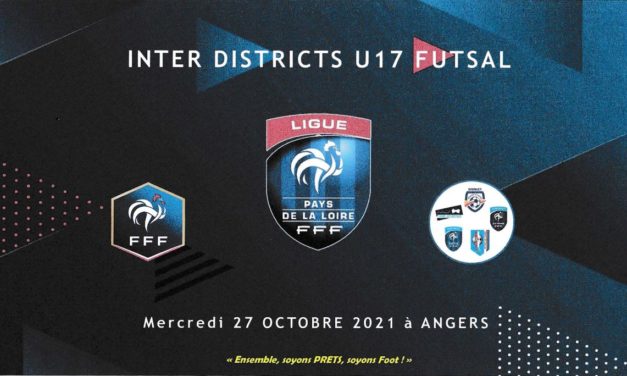Compétition Interdistricts U17 Futsal à Angers !
