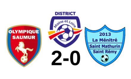 D1 (J19) : Saint-MathMénitRé est passé au travers de son match à Saumur… (2-0).