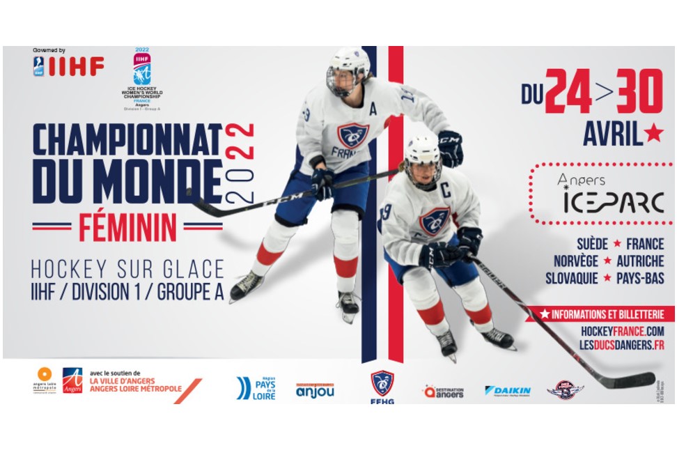 Le Championnat du monde féminin de Hockey sur Glace débarque à Angers !