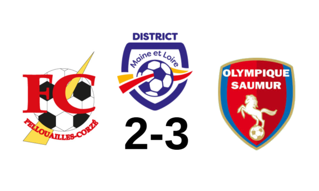 D1 (J20) : Défaite logique et amère de Pellouailles-Corzé face à Saumur (c)…
