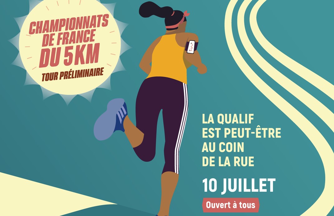 Championnats de France du 5 km : Le 10 juillet, un tour préliminaire ouvert à tous !