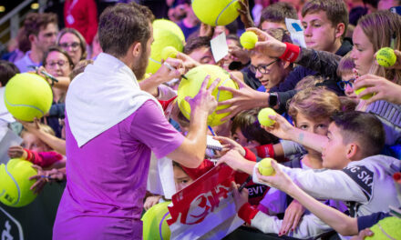 Plus de 1200 enfants au Kids Day par RATP dev à l’Open de Vendée ce mercredi.