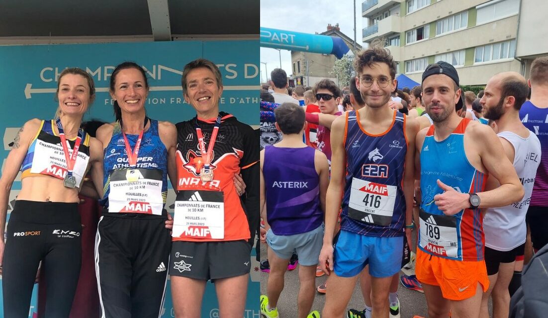 Un record personnel pour Corentin TOUX et un podium pour Catherine THOMAS-PESQUEUX aux Championnats de France !