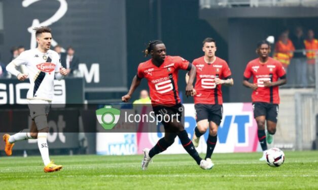 L1 (J33) : Rennes s’est fait peur, mais assure l’essentiel face à des Angevins relégués en Ligue 2 (4-2).