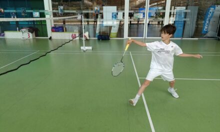 Gaspard PLUMEREAU, l’un des plus grands espoirs du badminton français.