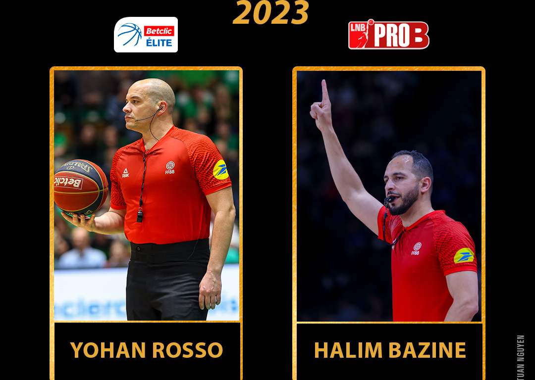 ROSSO et BAZINE désignés arbitres de l’année !