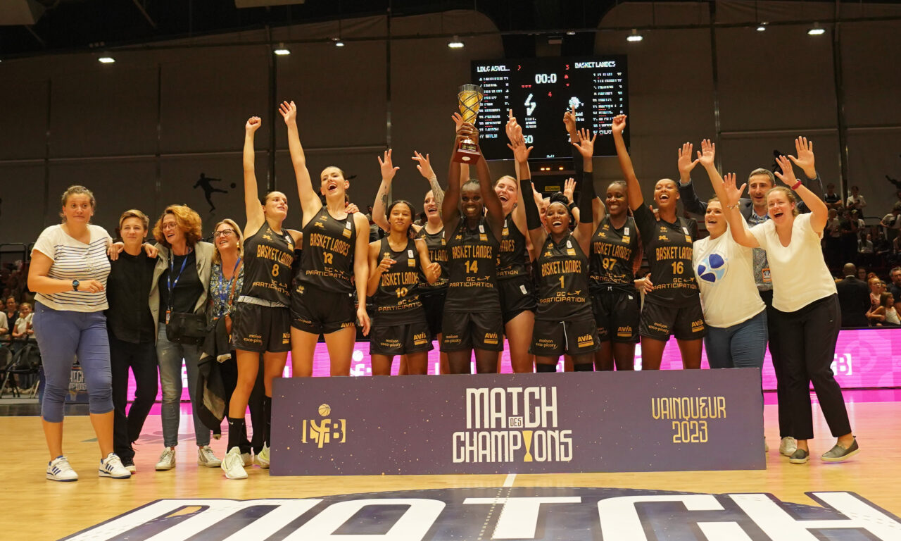 Basket Landes remporte le match des champions LFB 2023 !