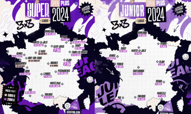 Les calendriers Superleague et Juniorleague 3×3 FFBB 2024 dévoilés.