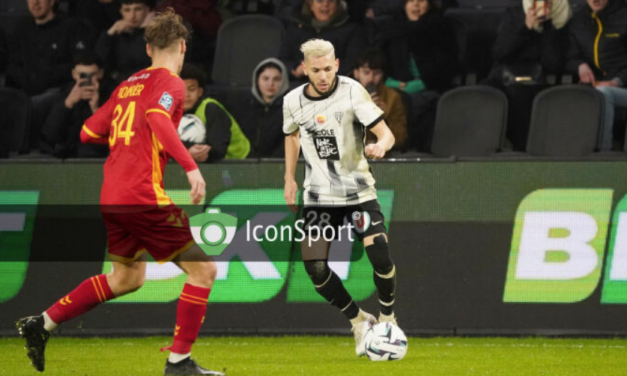 L2 (J21) : Angers arrache la victoire face à QRM et reprend la place de leader.