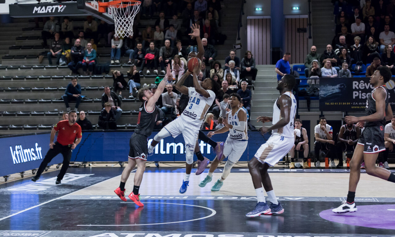 Pro B (J25) : L&rsquo;Etoile Angers n&rsquo;y arrive pas à domicile et perd à nouveau d&rsquo;une courte tête face à Lille.