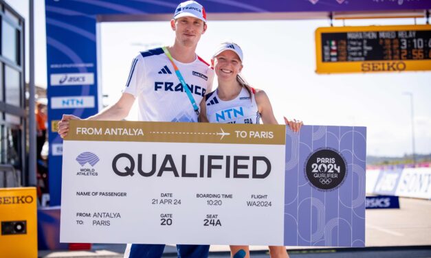 La France décroche sa place pour les Jeux Olympiques en relais mixte.