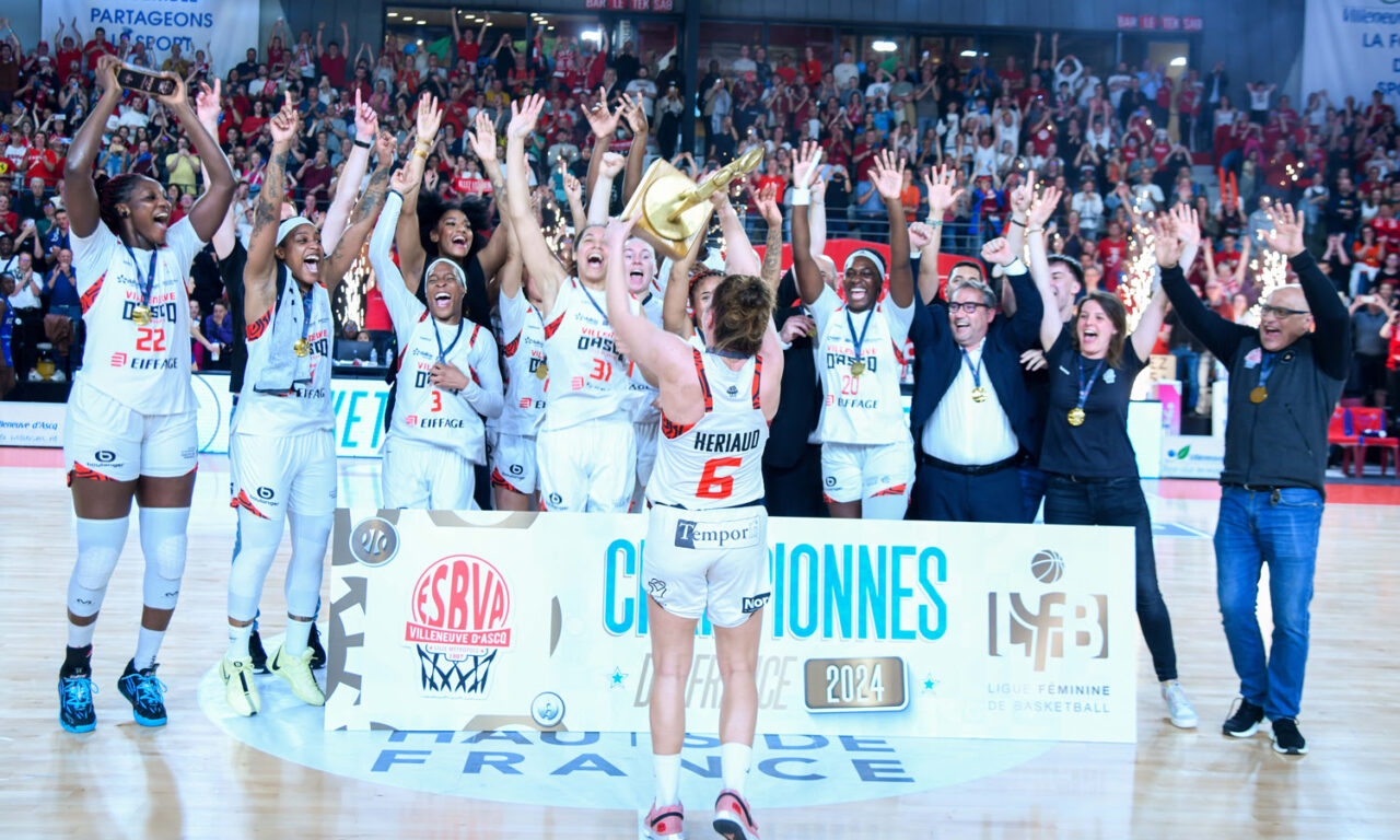 Villeneuve-d’Ascq : Champion de France LFB 2024 !