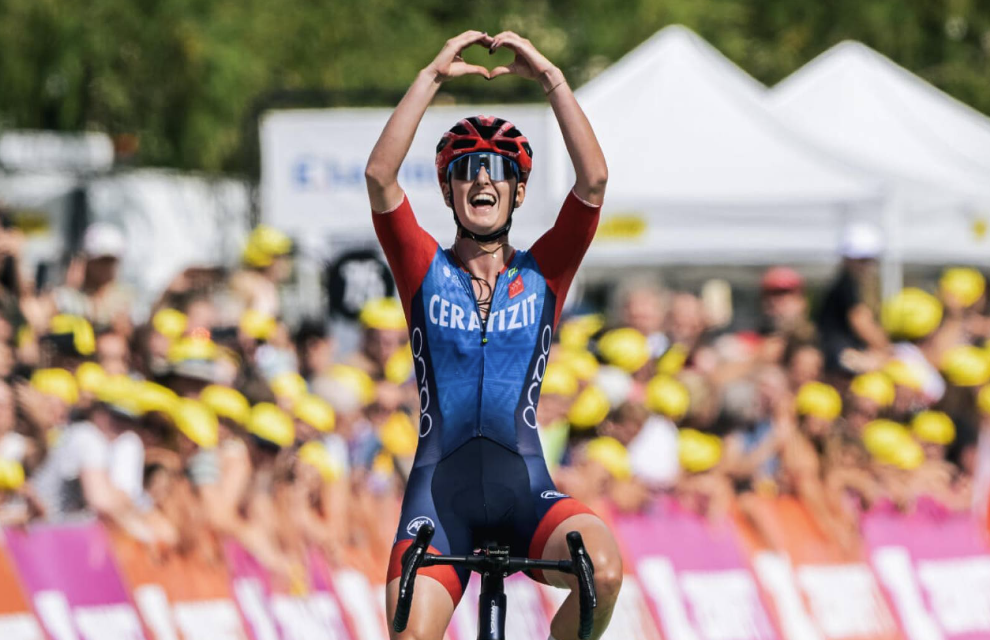 Cedrine KERBAOL, première française à remporter une étape du Tour de France, depuis 35 ans !