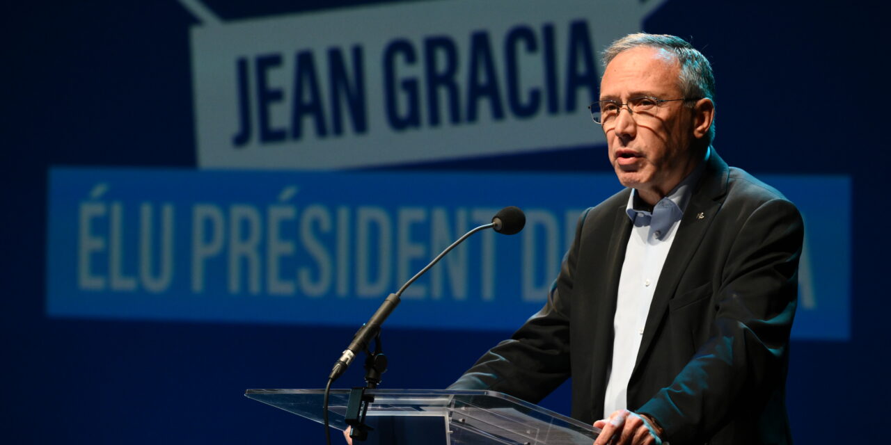 Jean Gracia, élu président de la Fédération Française d’Athlétisme.