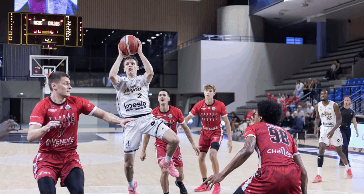 CF (32e) : Angers n’a pas tenu le choc face à Challans (65-79).