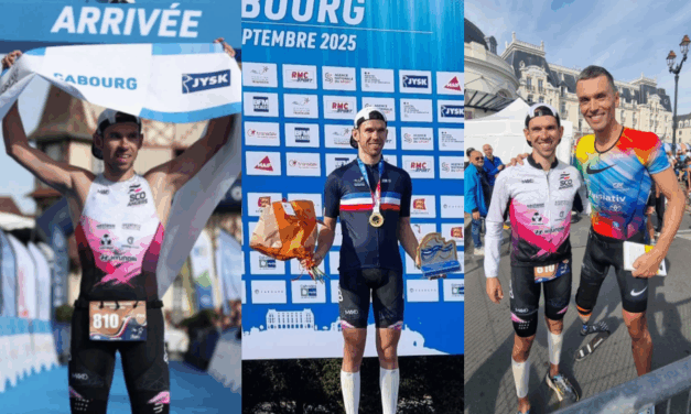 Théo MOREAU brille avec le titre de champion de France de paratriathlon PTS8 !
