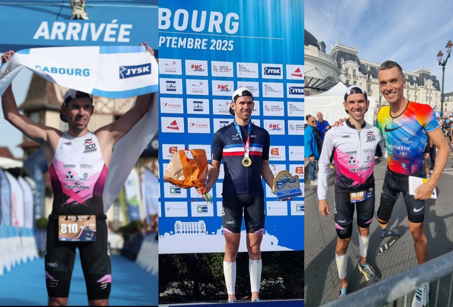 Théo MOREAU brille avec le titre de champion de France de paratriathlon PTS8 !