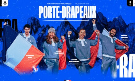 Quatre porte-drapeaux pour conduire l’Équipe de France aux Jeux d’hiver de Milan-Cortina 2026 !