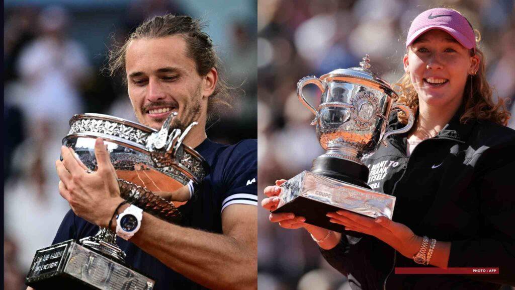 Roland Garros : deux nouveaux champions titrés sur la terre battue parisienne