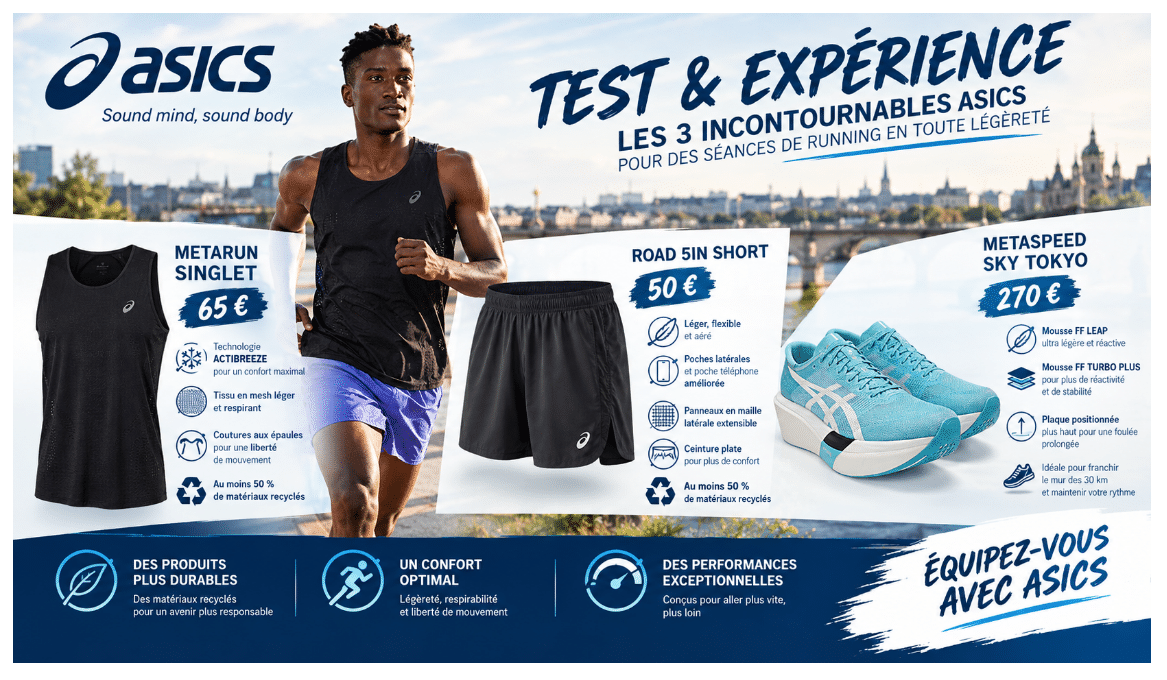ASICS METARUN, ROAD et METASPEED SKY TOKYO : notre sélection running pour courir plus vite et avec plus de confort !