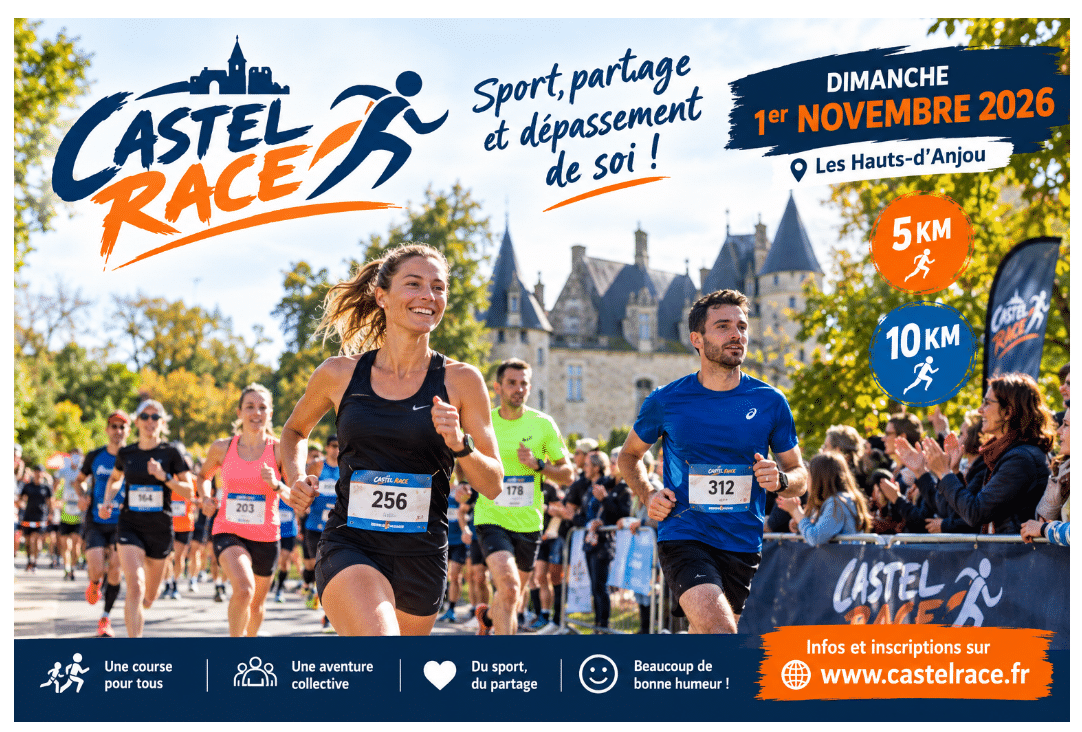 Castel Race 2026 : 5 km, 10 km… et un nouveau défi à relever le 1er novembre dans les Hauts-d’Anjou